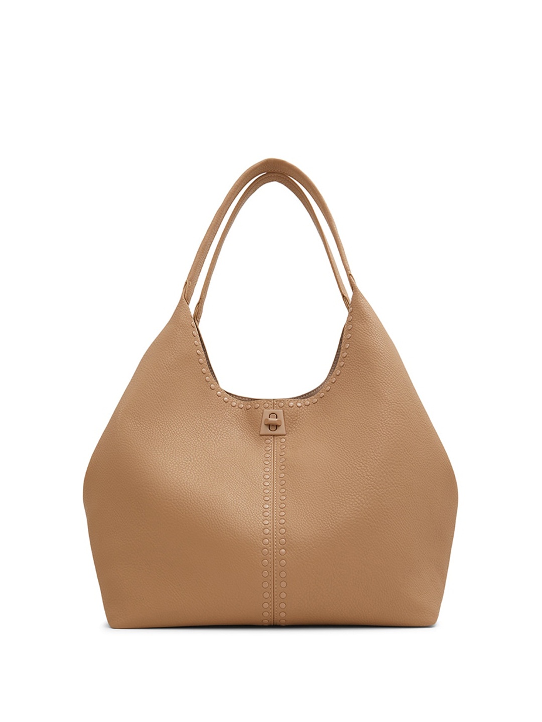 

Call It Spring Textured Shopper Hobo Bag with Tasselled, Beige
