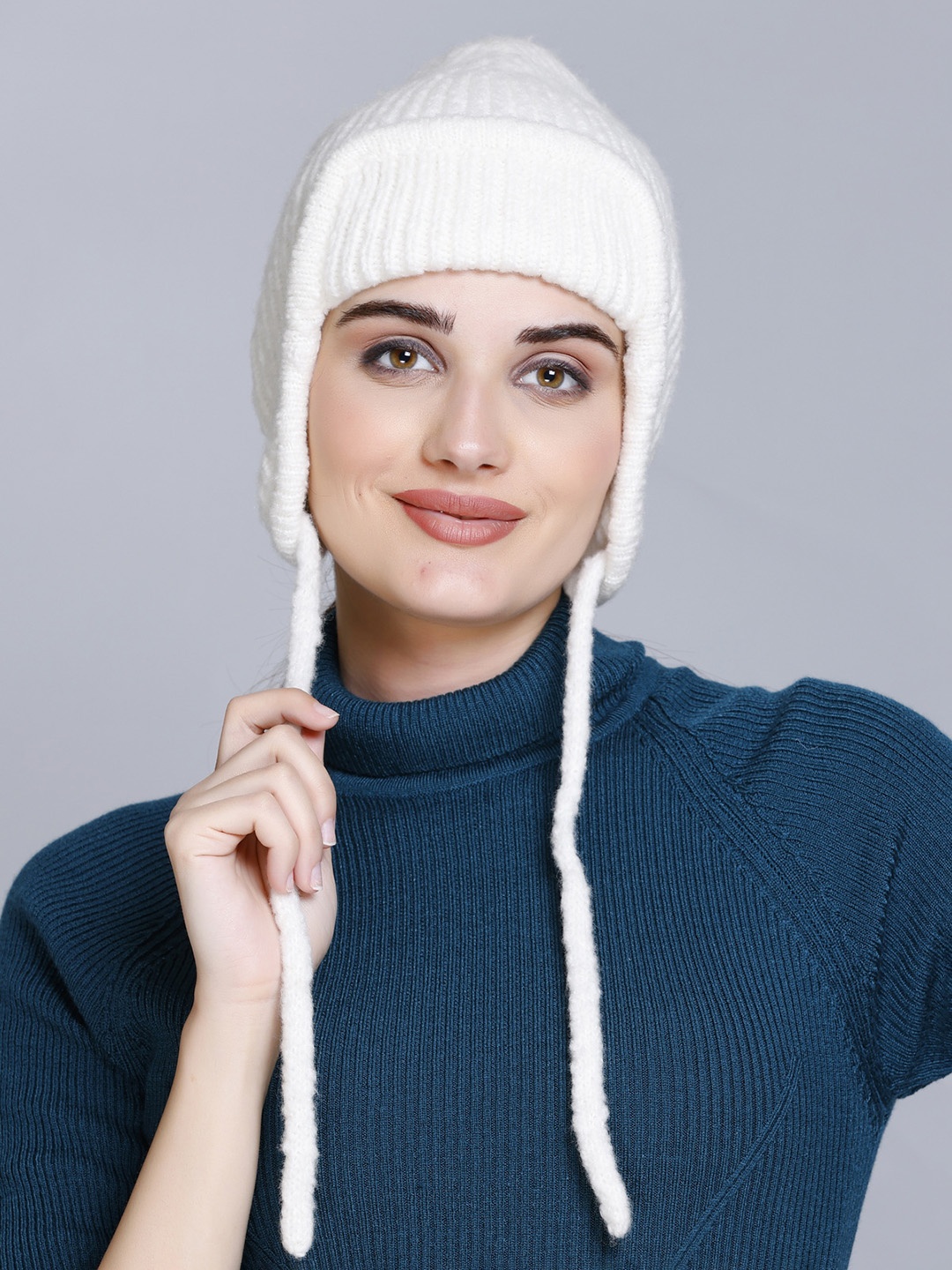

513 Women Beanie, White
