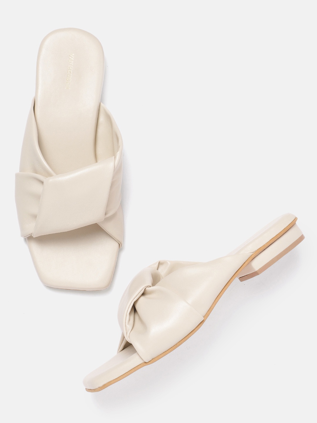 

Van Heusen Women Open Toe Flats, Off white