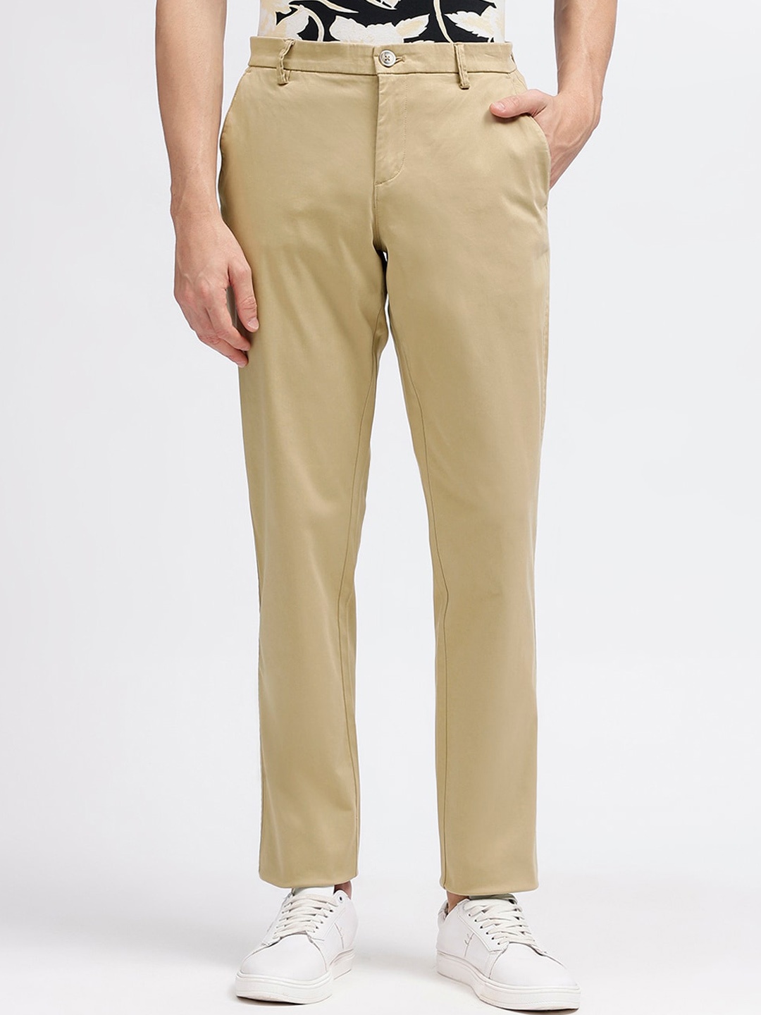 

Bruun & Stengade Men Chinos Trousers, Beige