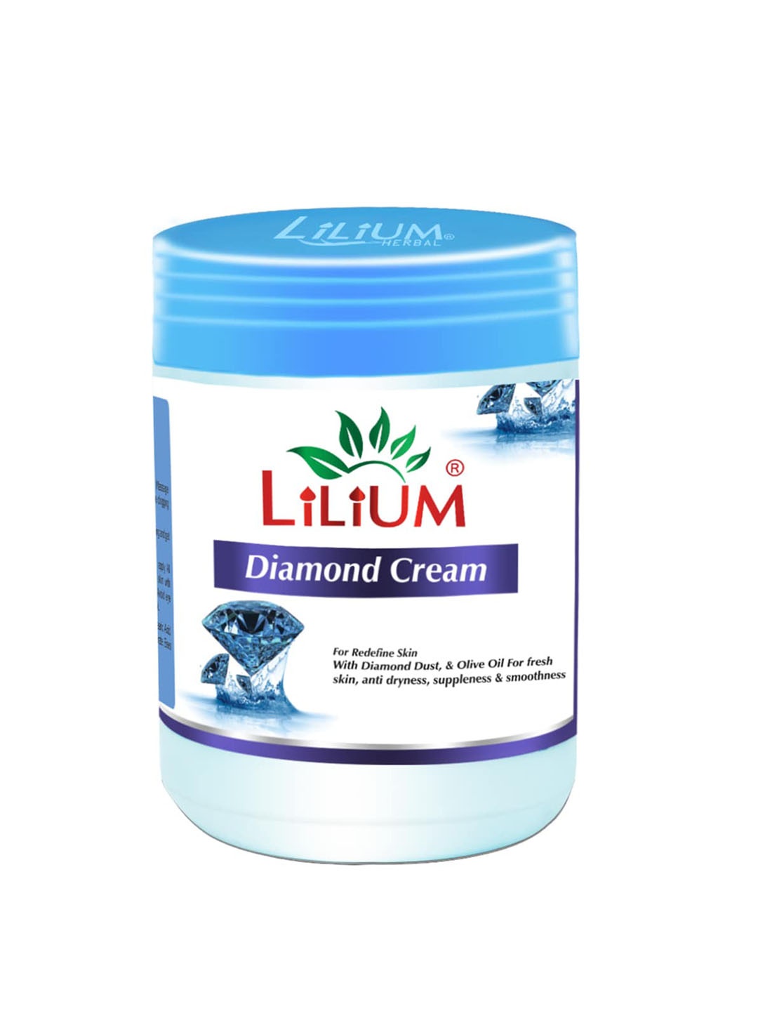 

Lilium Diamond Cream with Diamond Dust & Olive Oil - 900ml, White