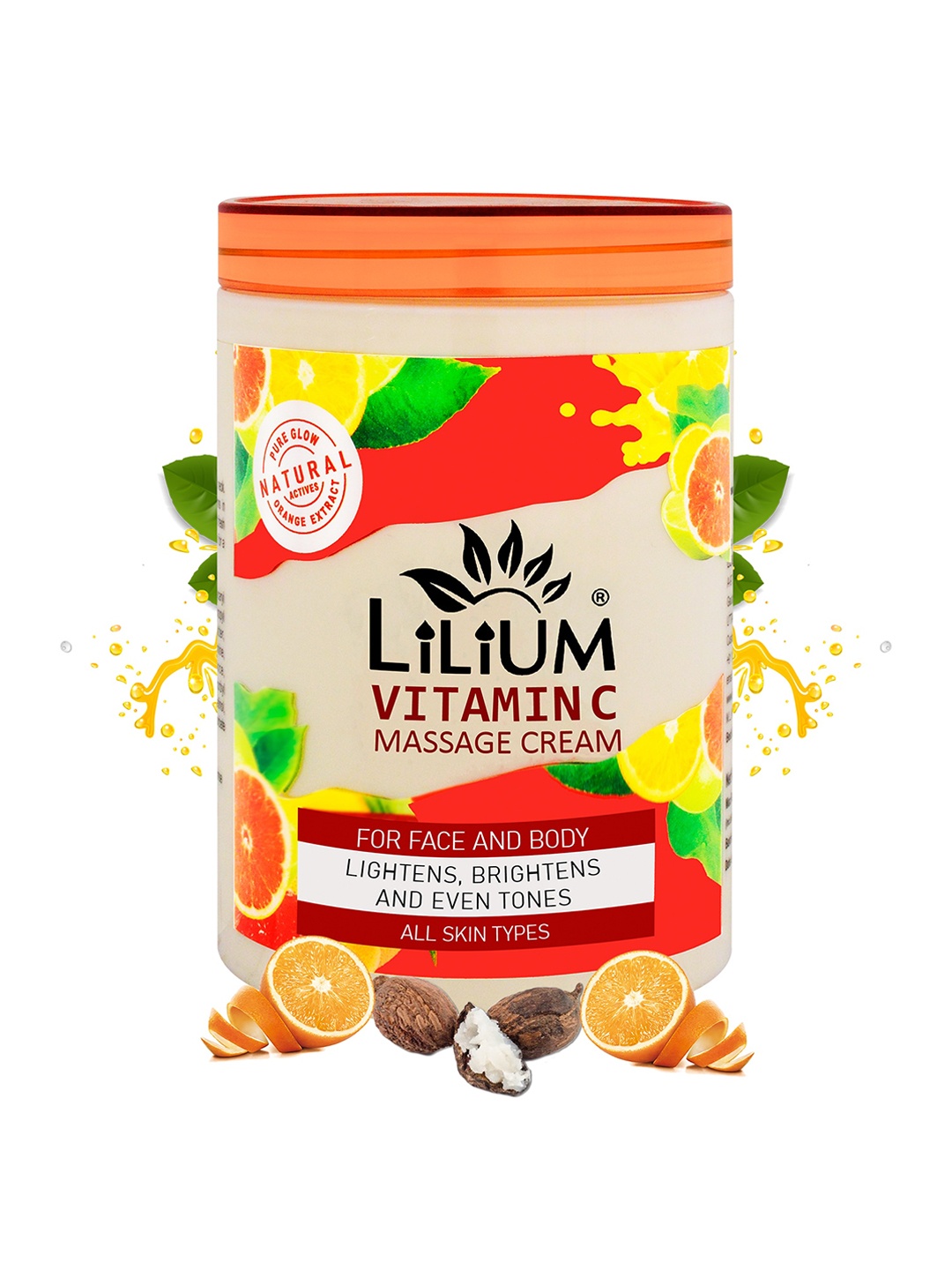 

Lilium Radiant Glow Massage Cream For Even Tone - 900ml, Nude