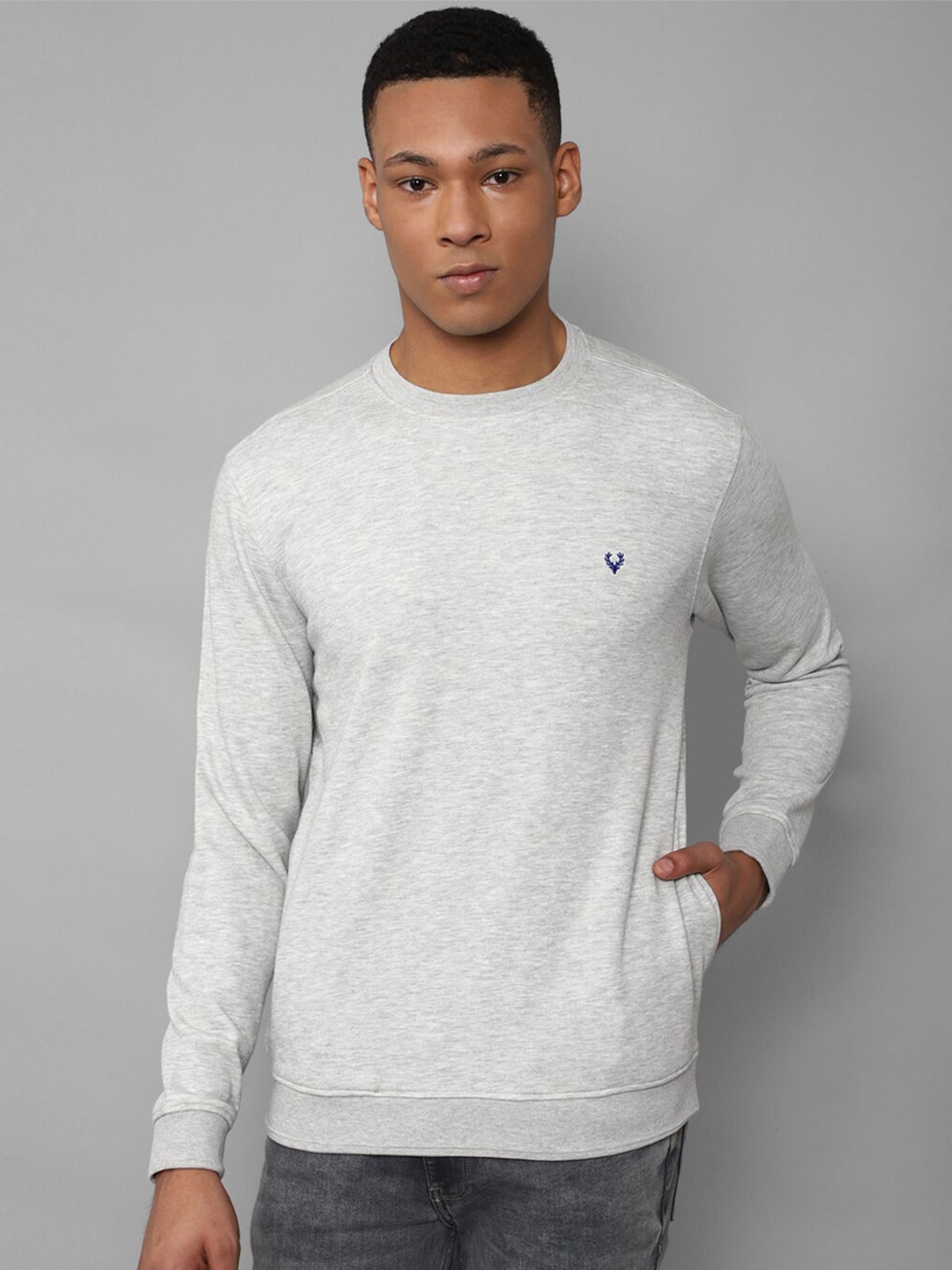 

Allen Solly Men Sweatshirt, Grey