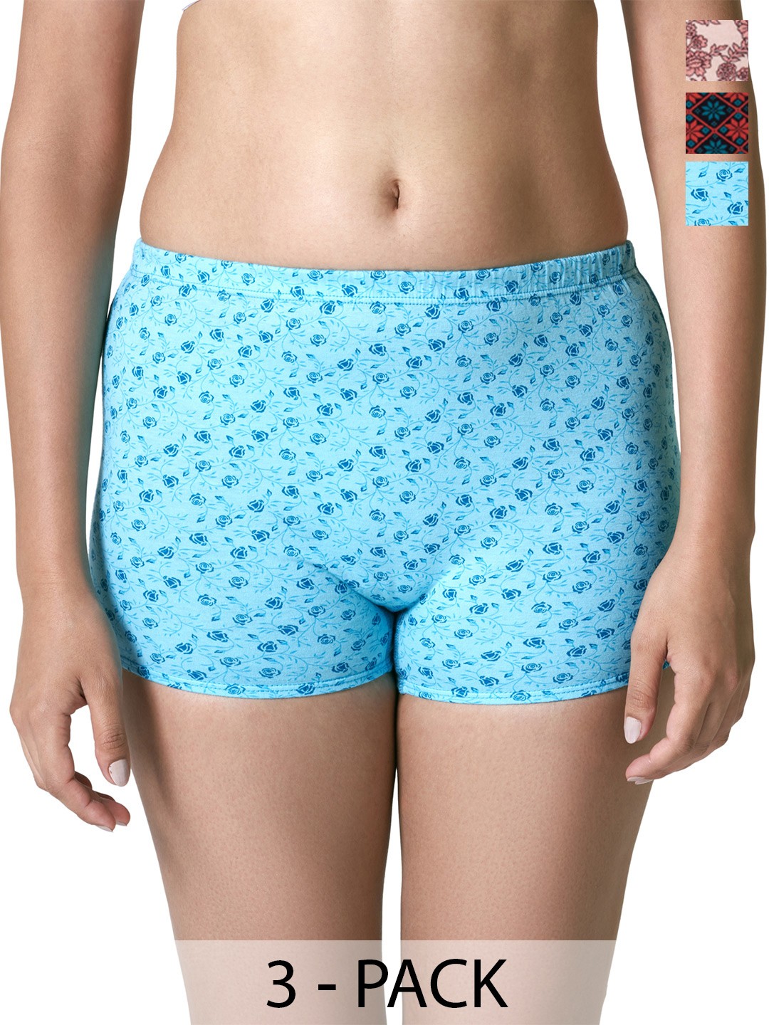 

BLOSSOM Pack Of 3 Assorted Printed Boy Short Briefs PRINTED.SHORTY_MIXED_32_3P