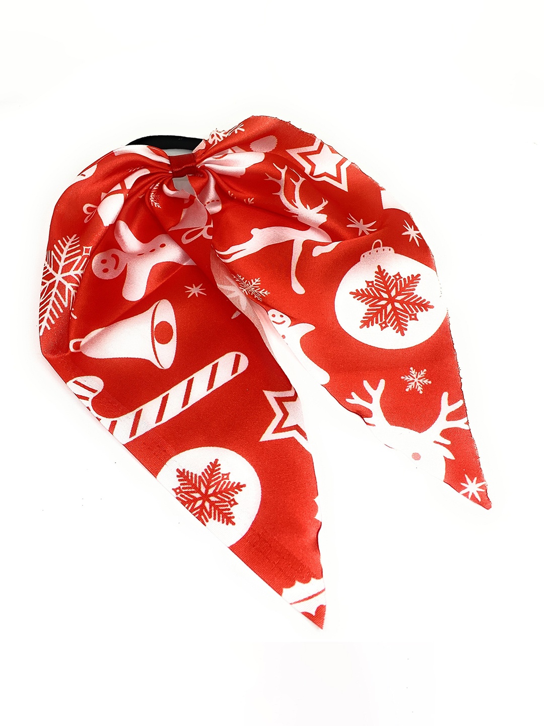 

BAESD Girls Printed Ponytail Holder, Red