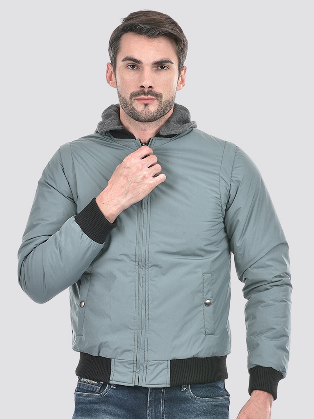 

Lawman pg3 Men Reversible Crop Puffer Jacket, Multi