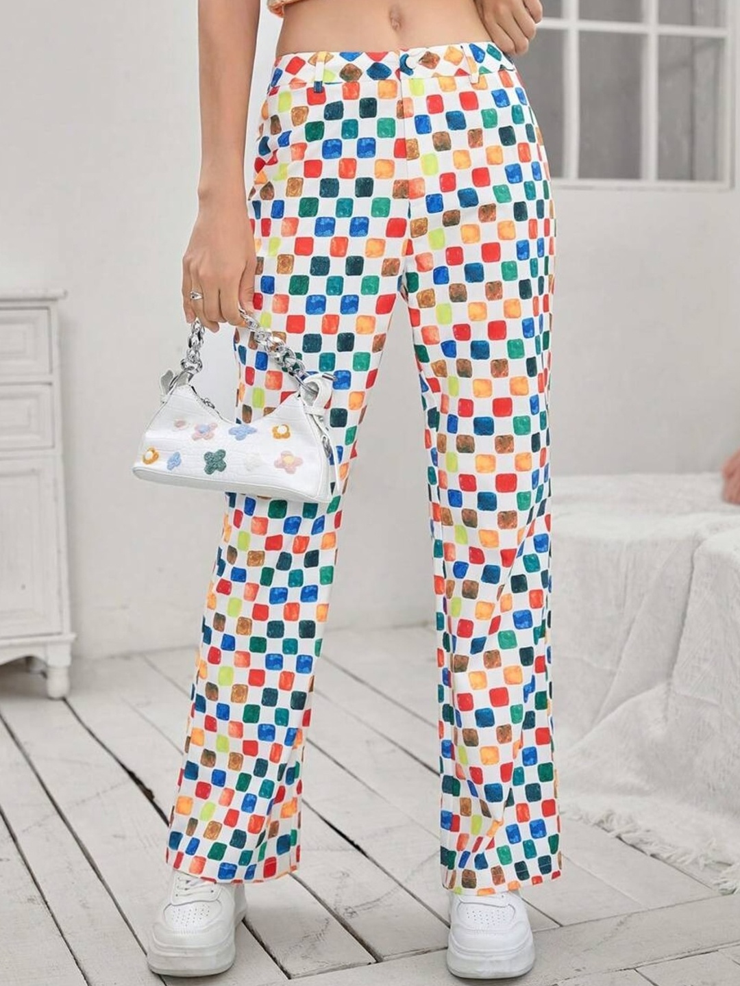 

BLACK SCISSOR Women Printed Trousers, Multi