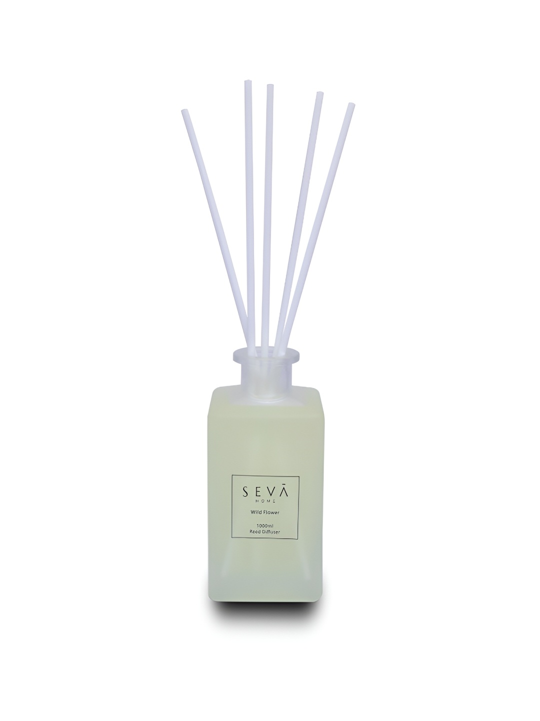 

Seva Home Transparent & White Reed Diffuser Wild Flower 1 Ltr