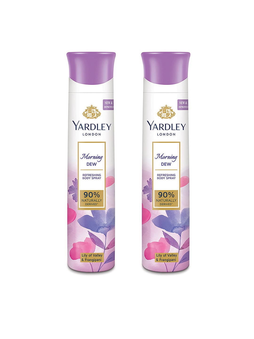 

YARDLEY LONDON Women Set of 2 Morning Dew Deodorant - 96g each, Lavender