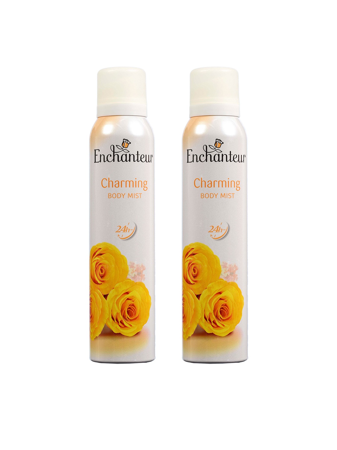 

Enchanteur Women Set of 2 Charming Body Mist - 150 ml Each, White