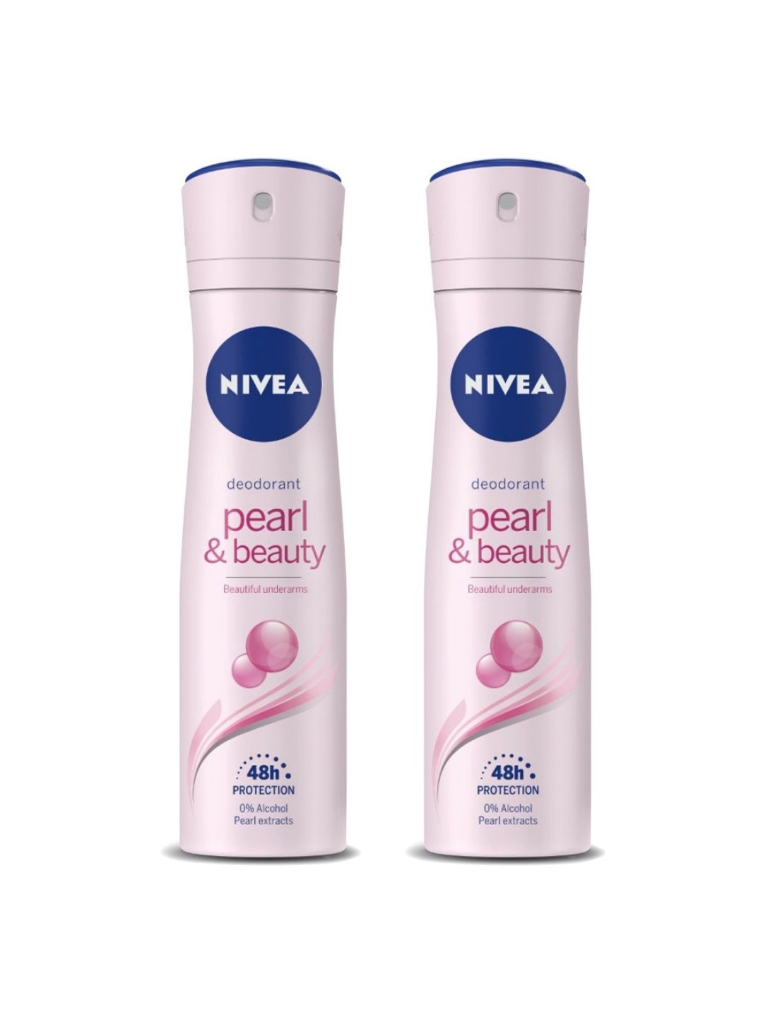 

Nivea Women Set of 2 Pearl & Beauty Deo for Beautiful Underarms - 92 g Each, Pink