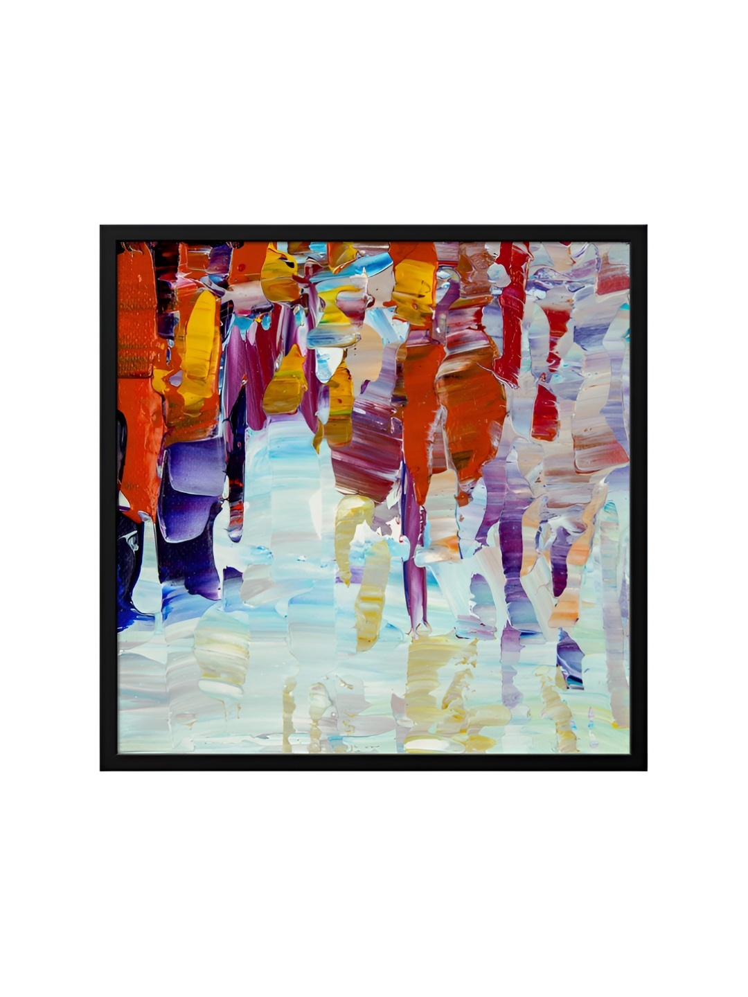 

999Store Black & Red Canvas Abstract Painting Wall Art