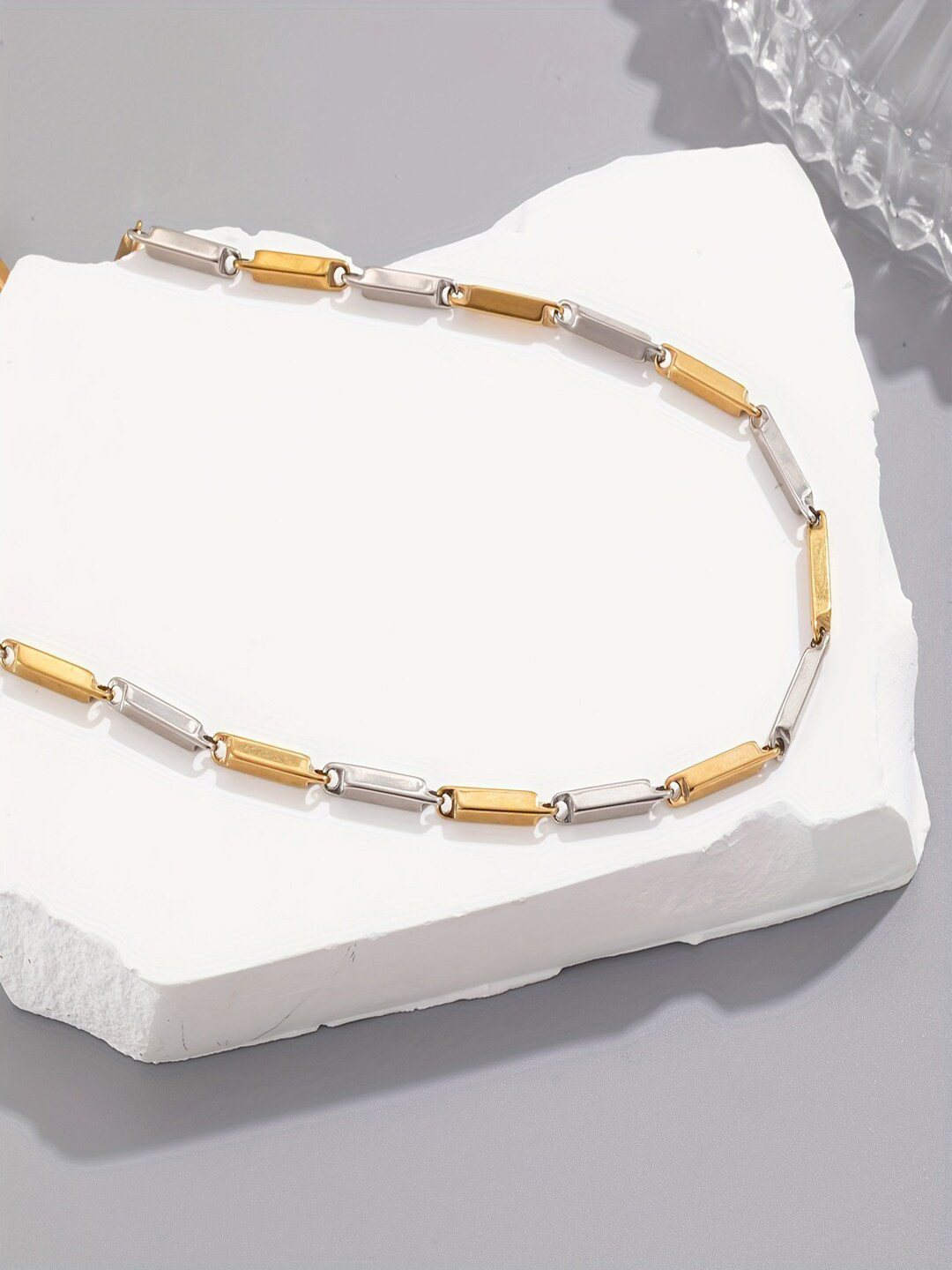 

FIMBUL Men Silver-Plated Stainless Steel Chain