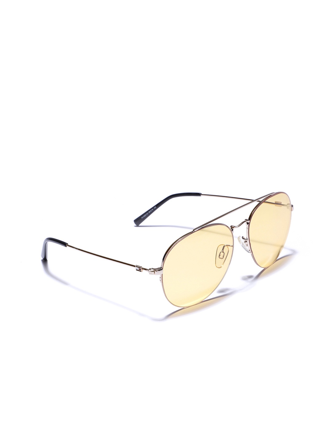 

Tommy Hilfiger Unisex Aviator Sunglasses with UV Protected Lens, Orange