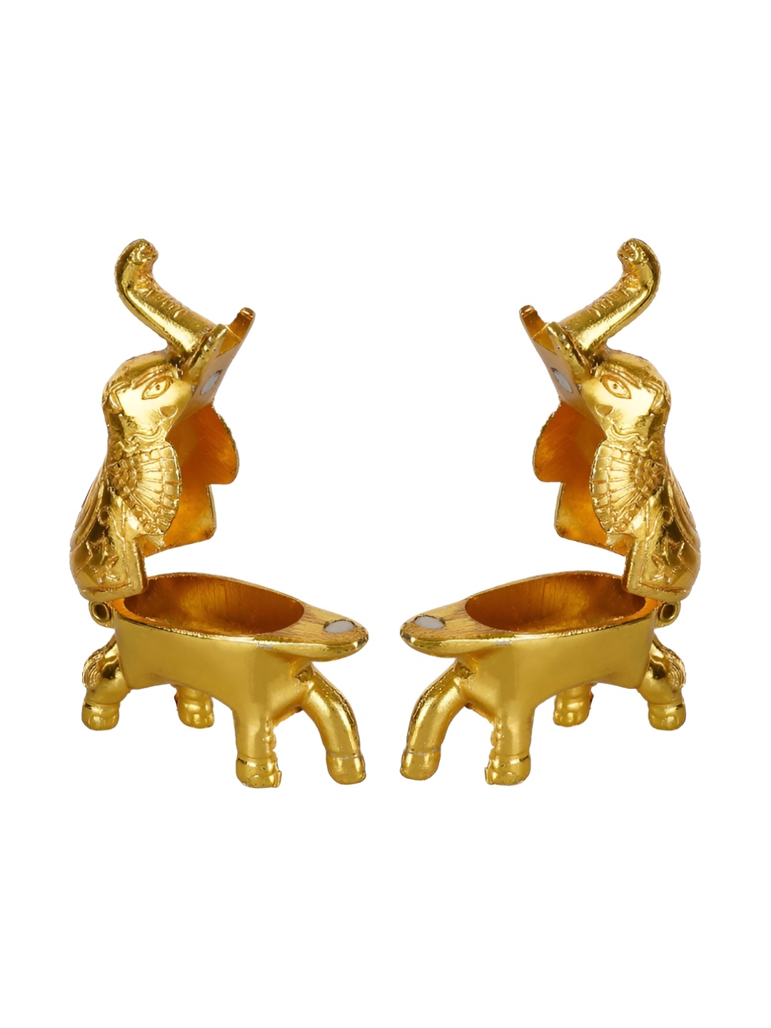 

Aakrati Gold Toned Brass Pooja Essentials