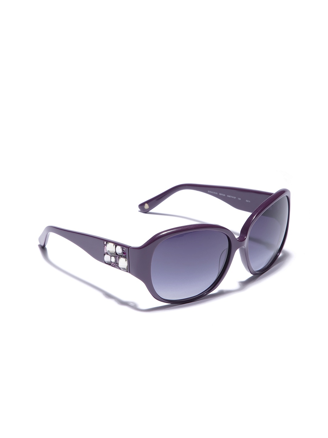 

bebe Women Oval Sunglasses with UV Protected Lens Bebe 7028 001 57 S, Black