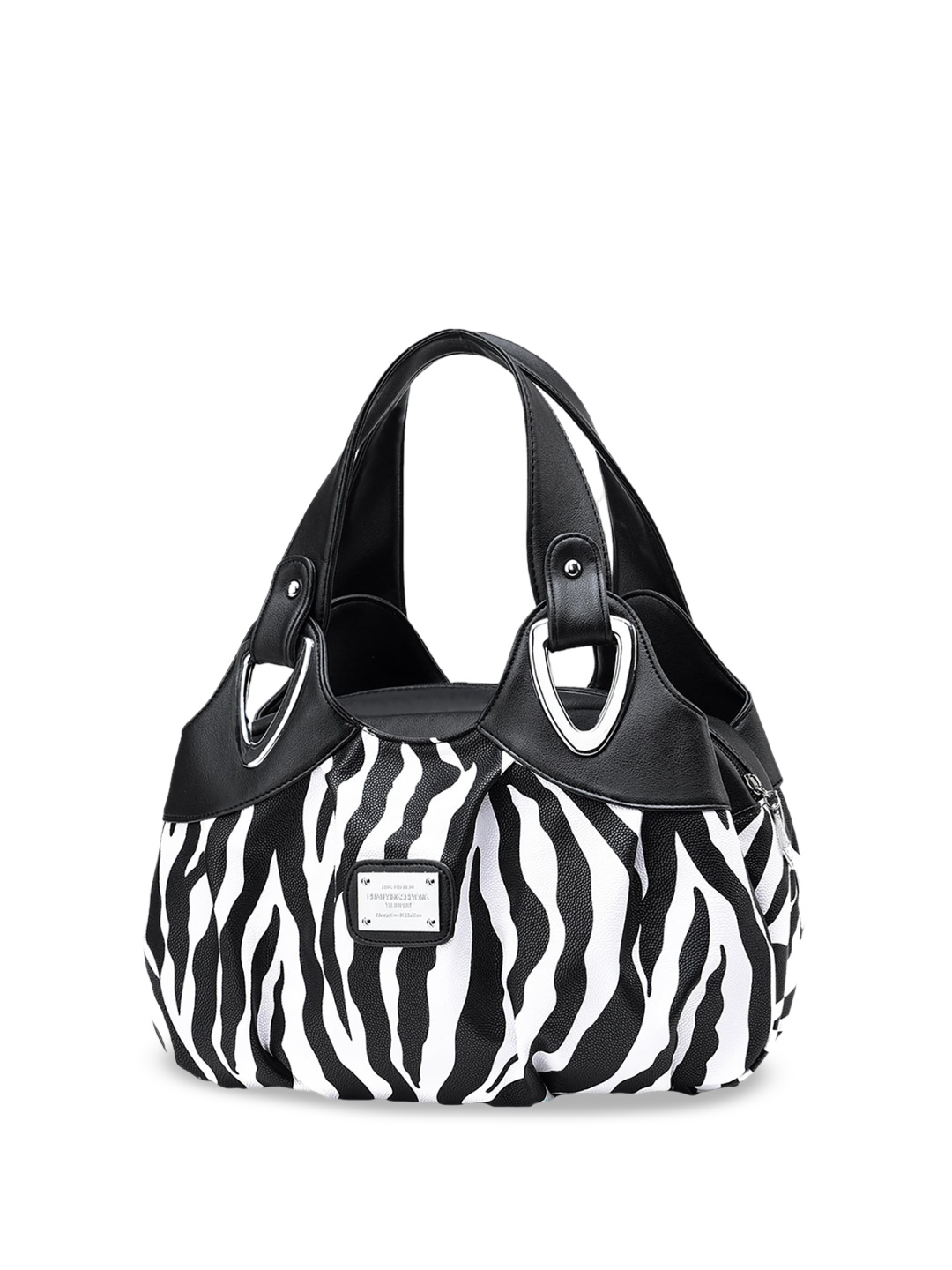 

SYGA Leather Shopper Handheld Bag with Fringed, Black