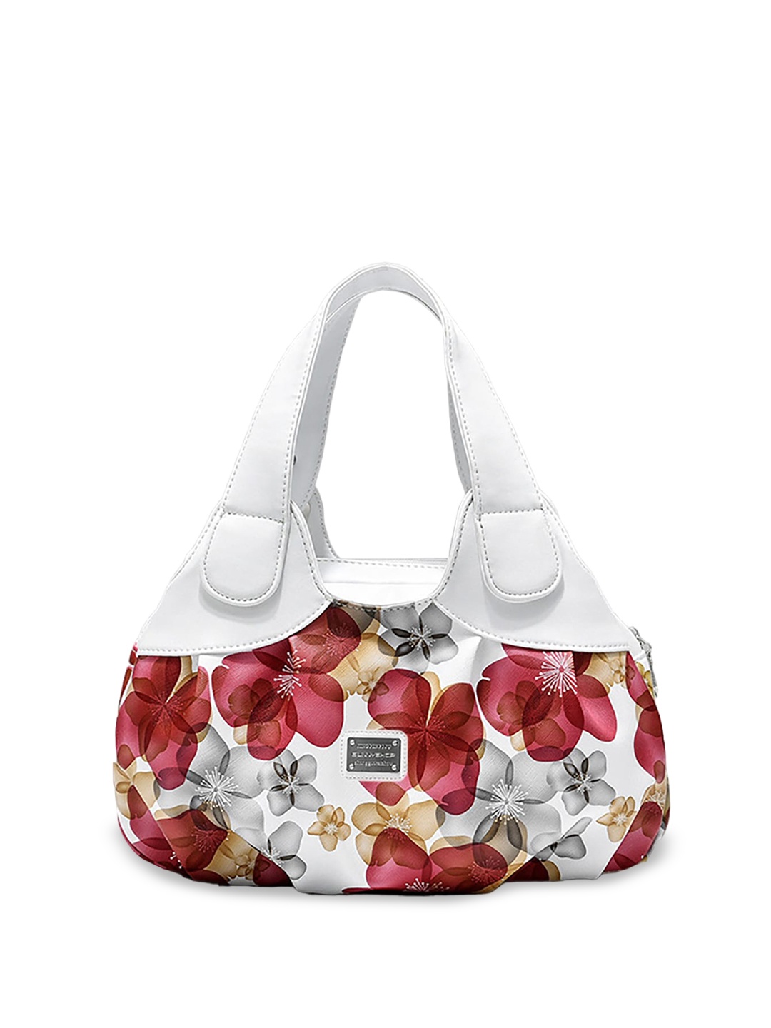 

SYGA Leather Bucket Handheld Bag with Tasselled, Red