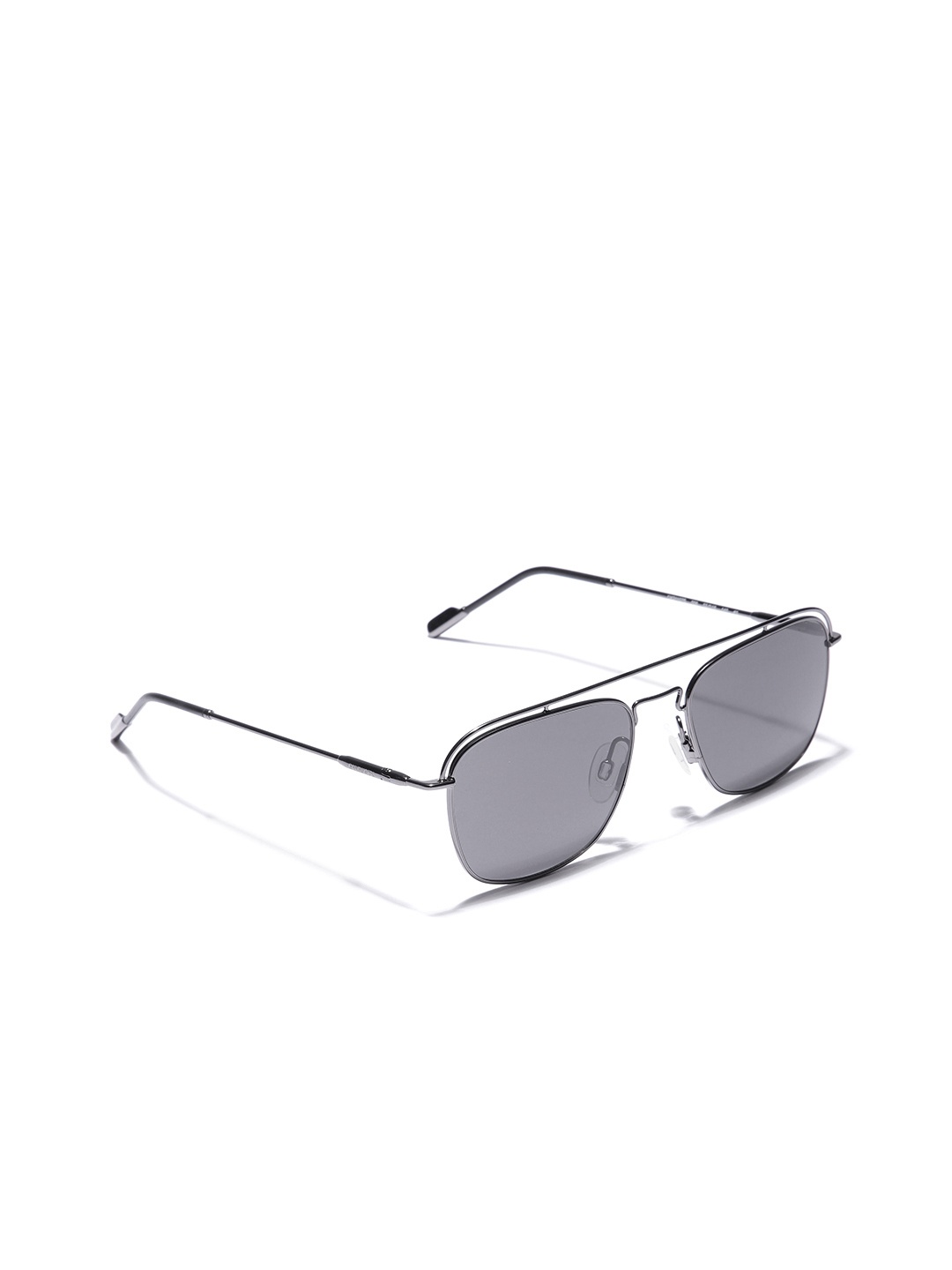 

Calvin Klein Unisex Square Sunglasses with UV Protected Lens CK 21107 008 52 S, Grey