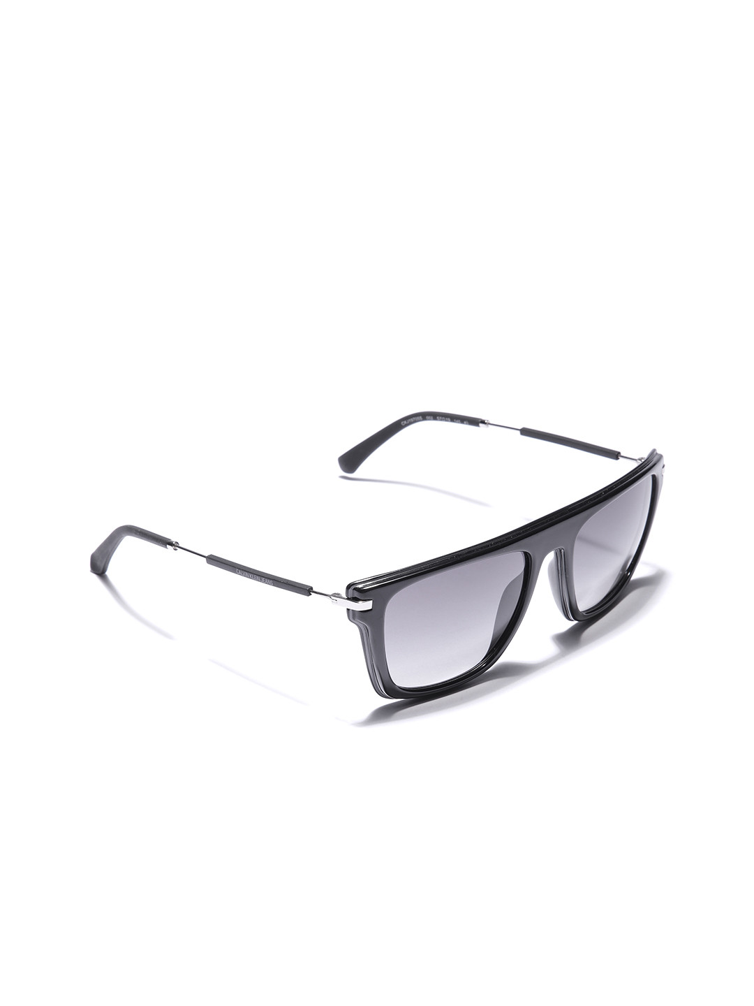 

Calvin Klein Jeans Unisex Square Sunglasses with UV Protected Lens - CKJ 19705 002 57 S, Grey