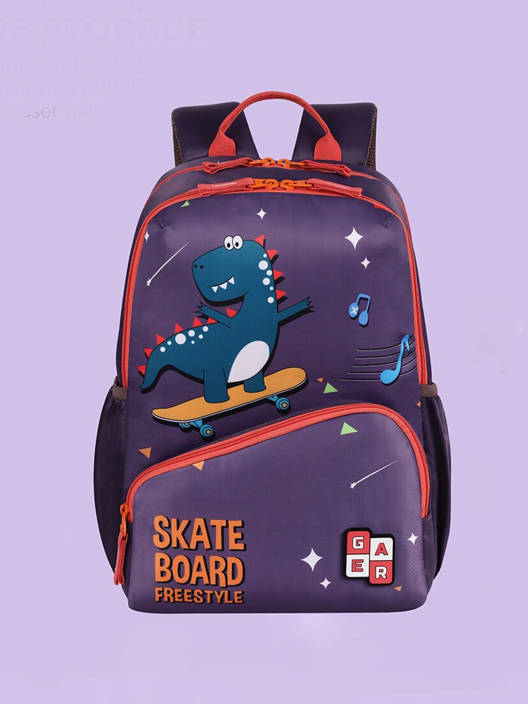

Gear Kids Graphic Printed Backpack, Purple
