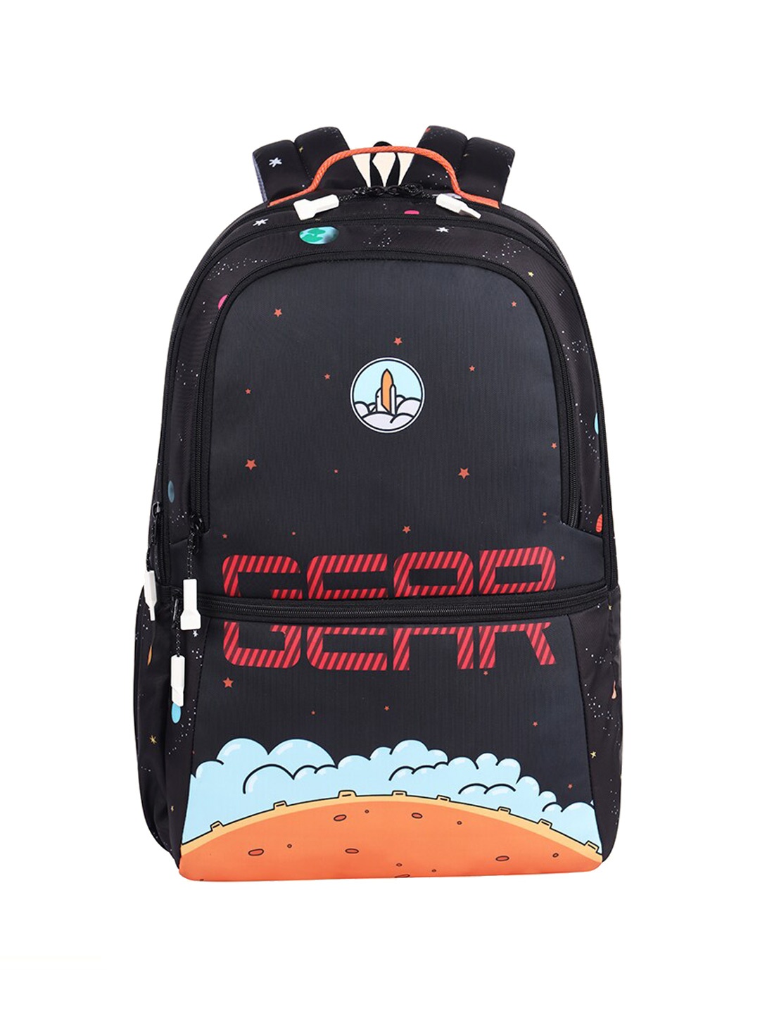 

Gear Boys Graphic Printed Backpack, Black