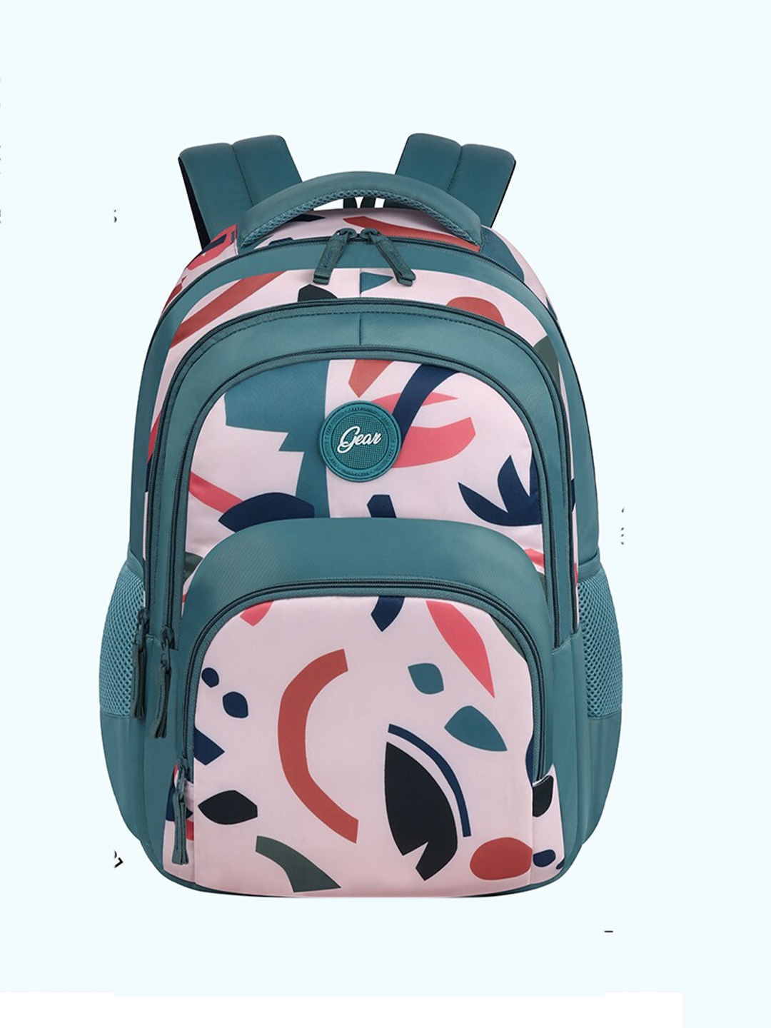 

Gear Diva Girls Graphic Printed Backpack, Green