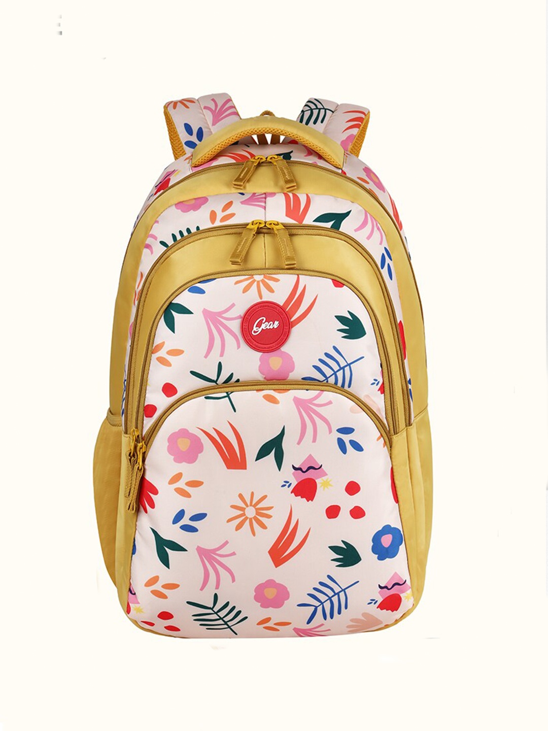 

Gear Girls Graphic Printed Backpack, Yellow