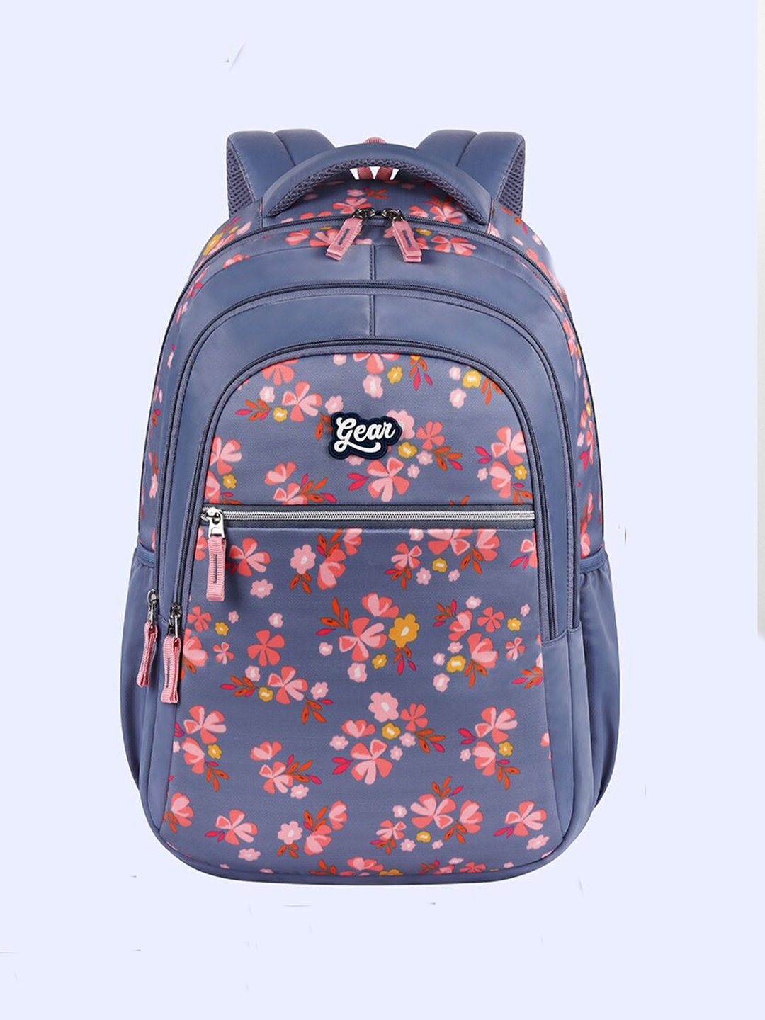 

Gear Girls Floral Printed Backpack, Blue