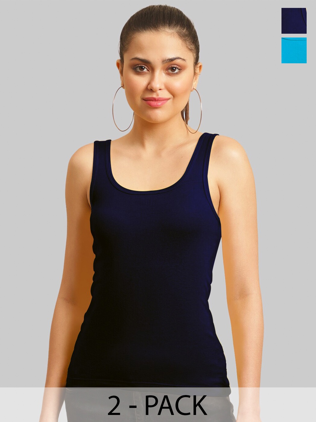 

FBAR Cotton Tank Top, Blue