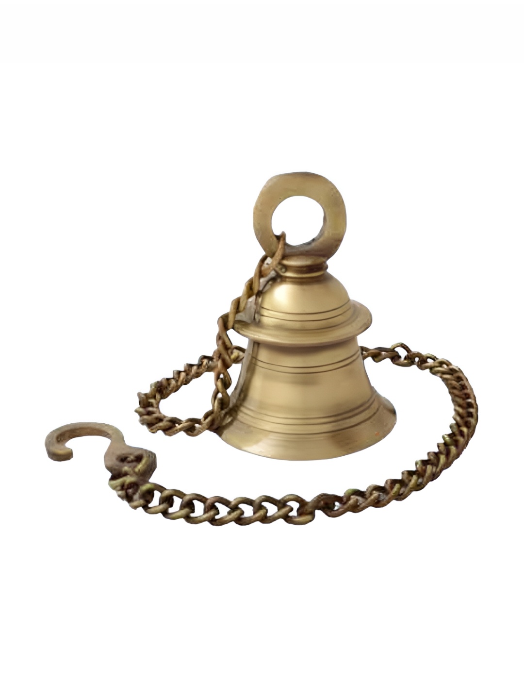 

Aakrati Gold Toned Brass Hanging Pooja Bell