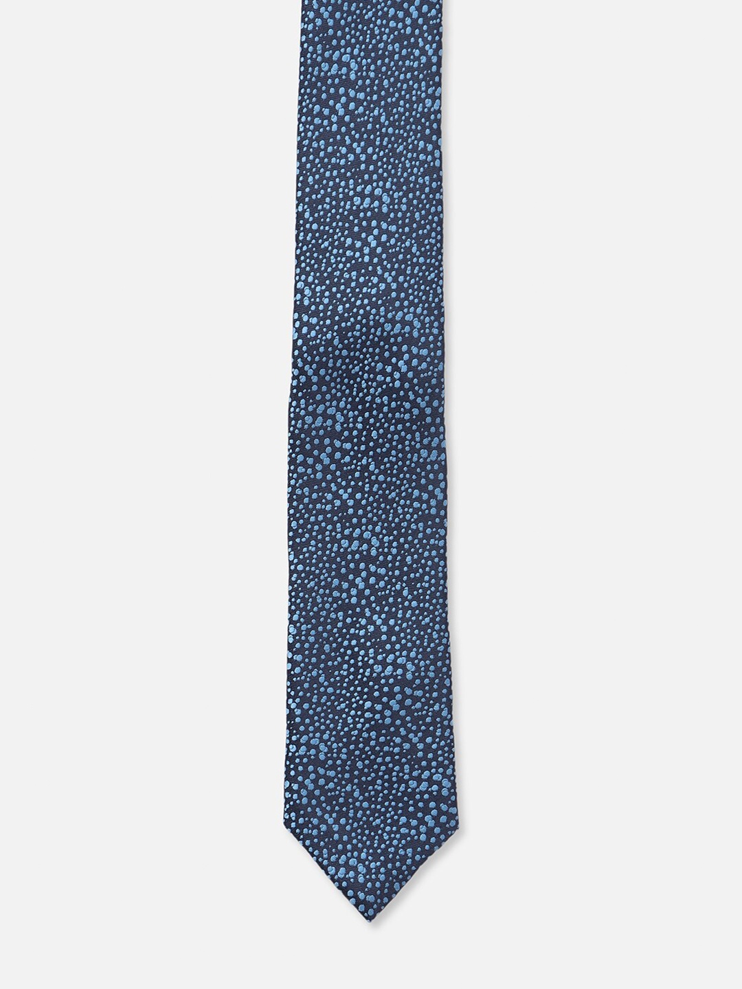 

Louis Philippe Men Printed Skinny Tie, Blue