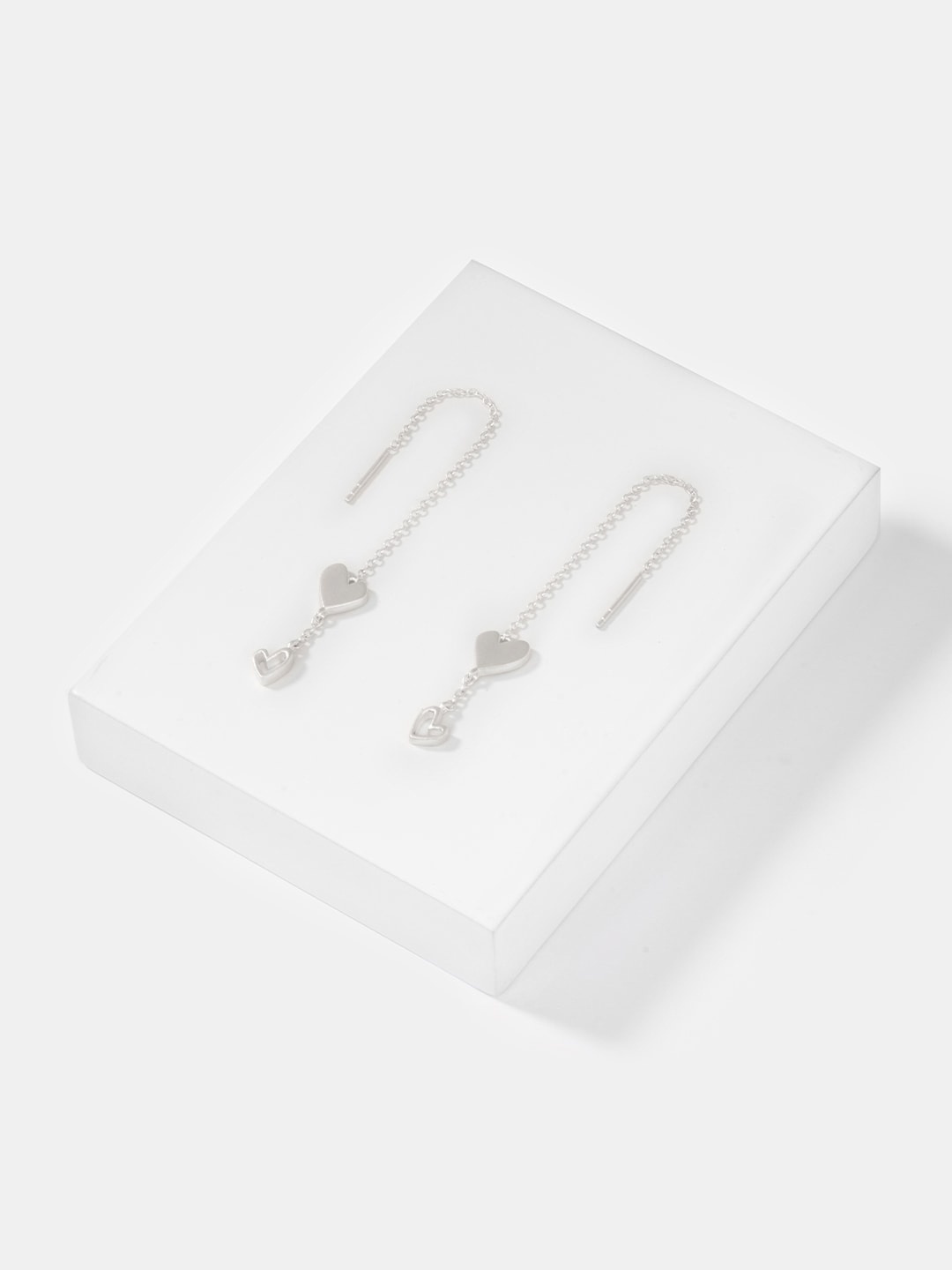 

SHAYA 925 Sterling Silver Contemporary Drop Earrings