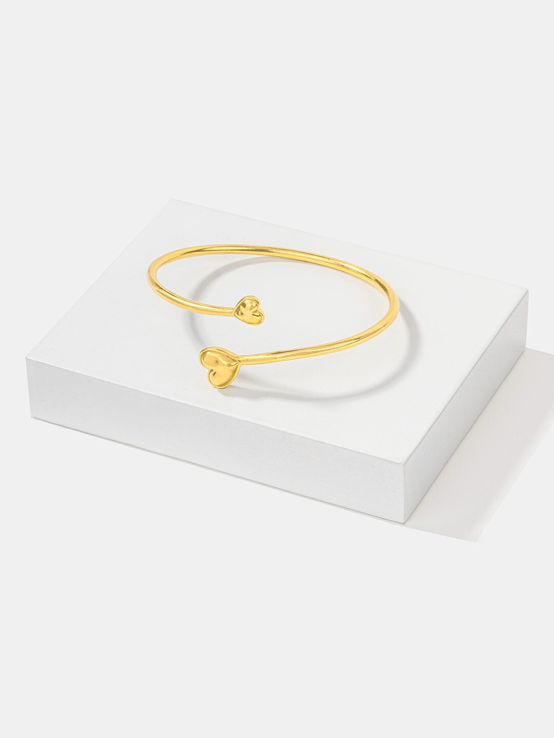 

SHAYA Women 925 Sterling Silver Gold-Plated Bangle-Style Bracelet
