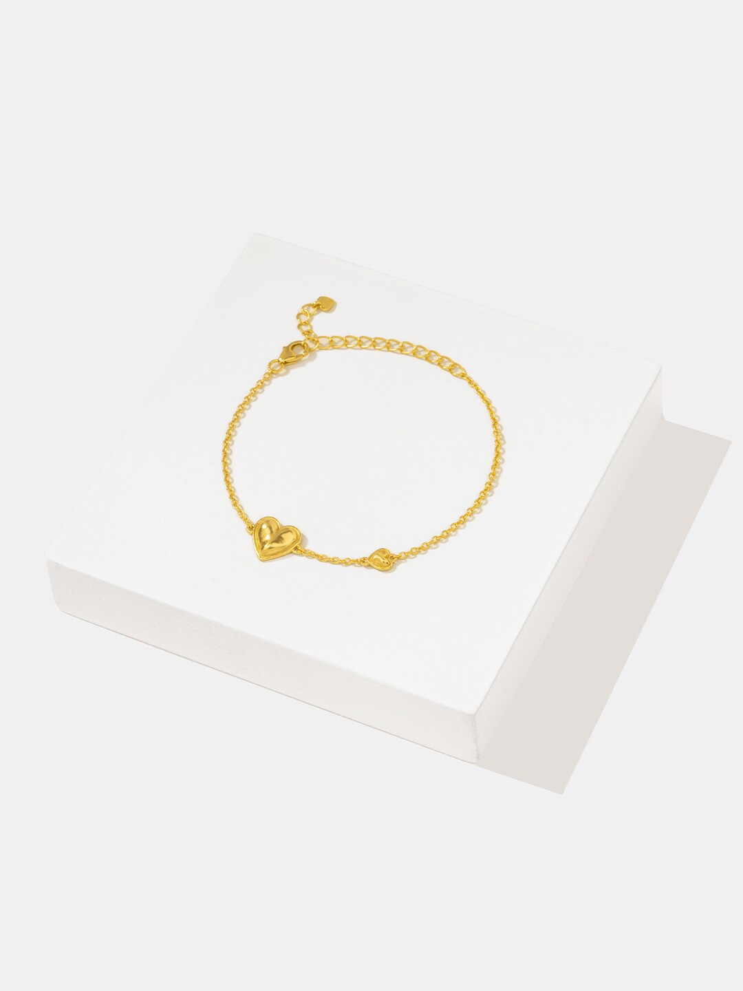 

SHAYA Women 925 Sterling Silver Gold-Plated Link Bracelet