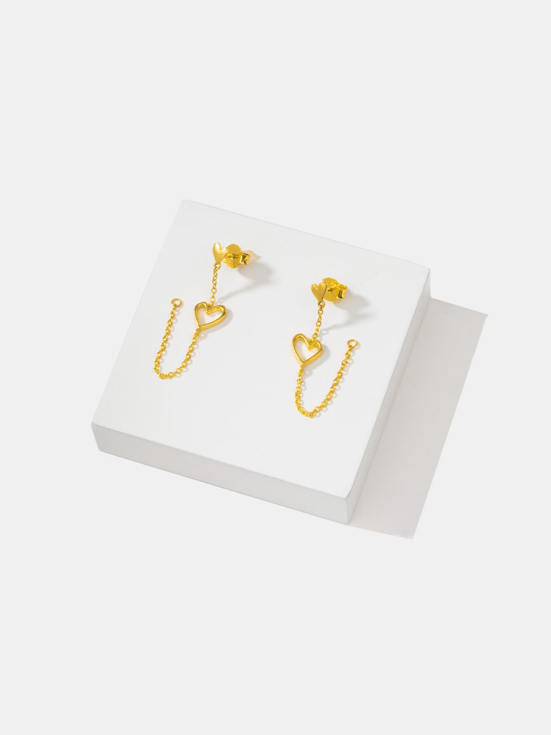 

SHAYA Contemporary Drop Earrings, Gold