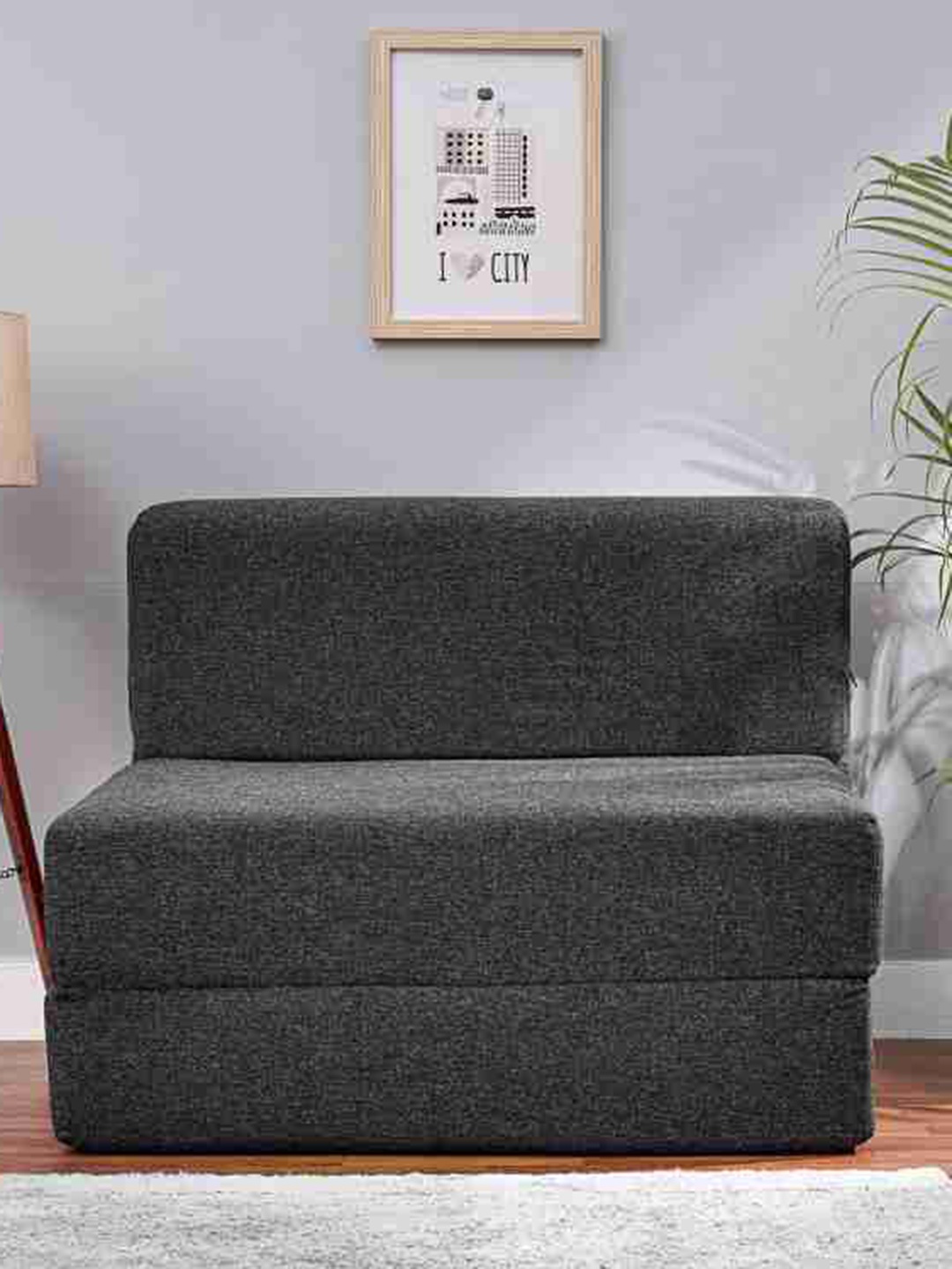 

Solis Primus Comfort for all Grey Sofa Convertible Bed