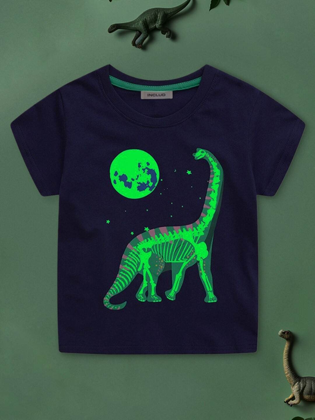 

INCLUD Boys Printed T-shirt, Navy blue