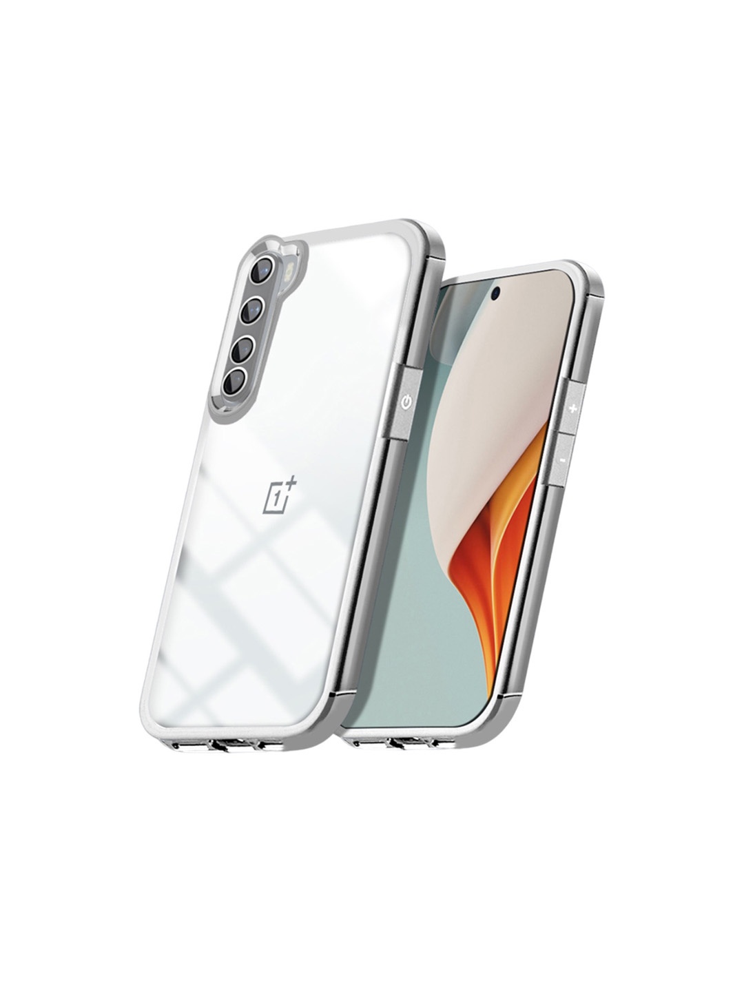 

Karwan Anti-Scratch Compatible Oneplus Nord Back Case Cover, Silver