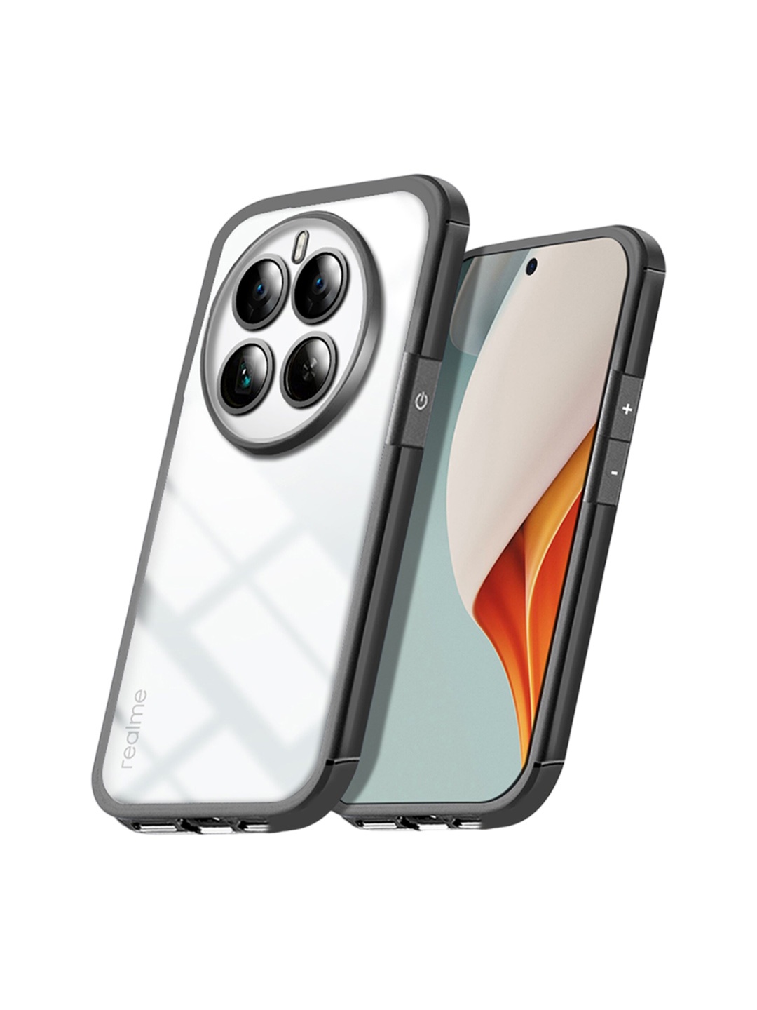 

Karwan Back Cases Cover Compatible For Realme 12 Pro Plus, Transparent