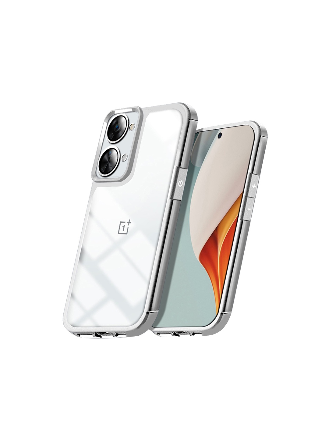 

Karwan Oneplus Nord 2T Back Case, Silver