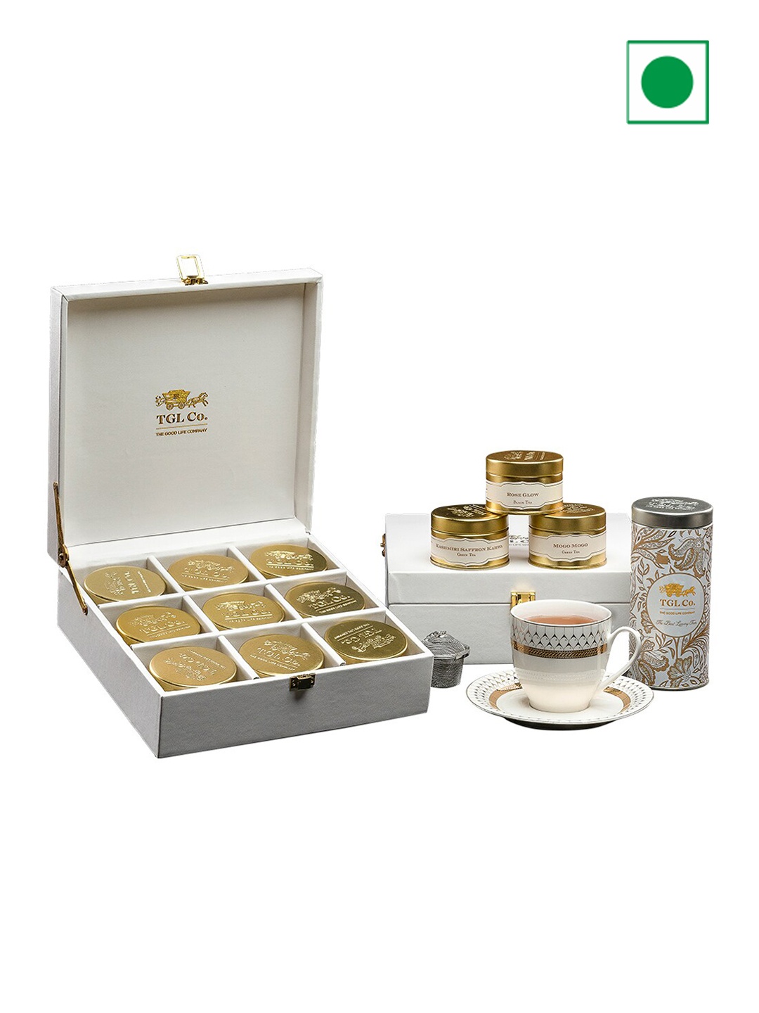 

TGL Co. Pack Of 9 Liquid Gold Tea - 15 gm Each, Brown