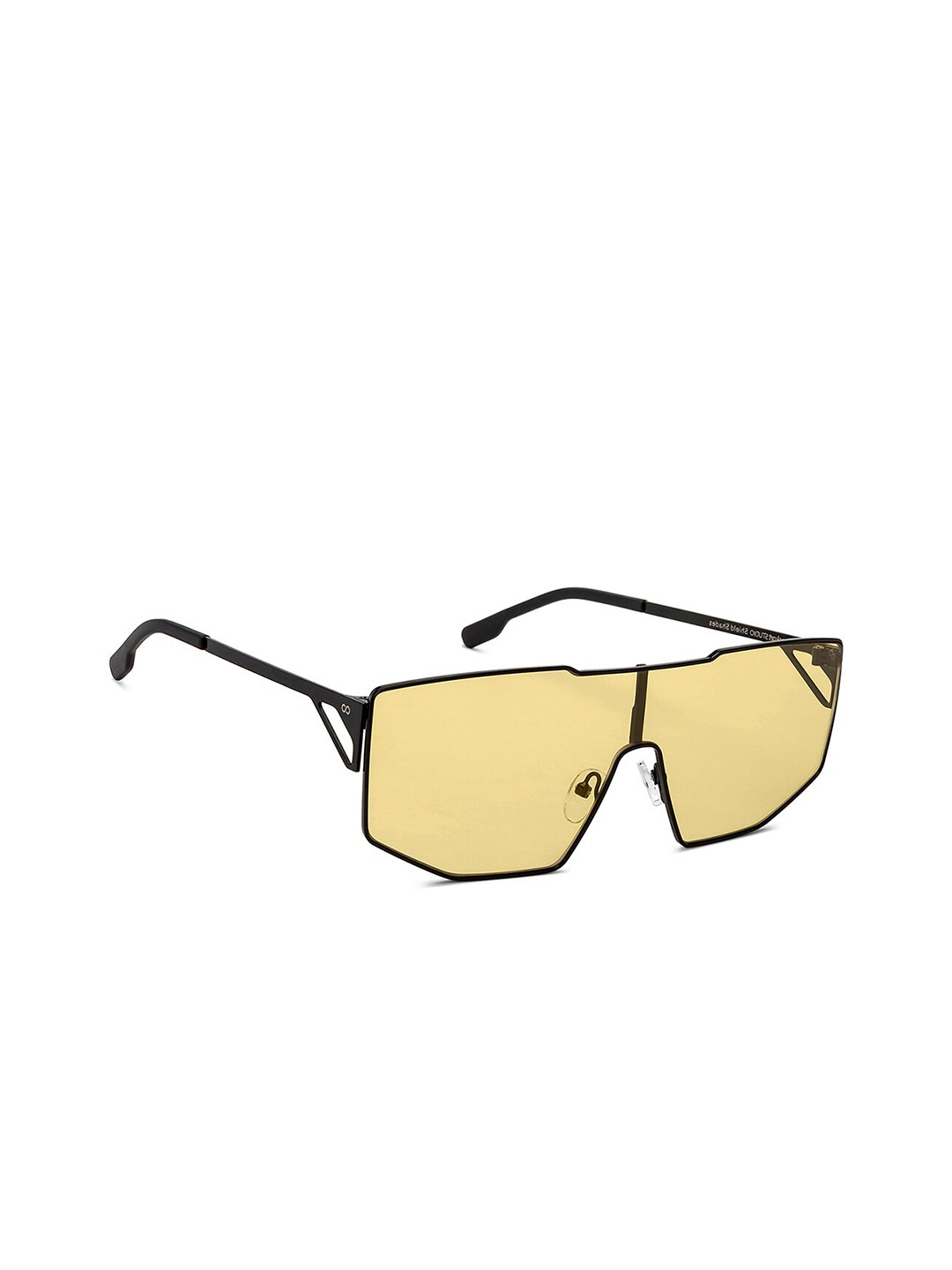 

Lenskart Studio Unisex Oversized Sunglass With UV Protected Lens 216055, Yellow