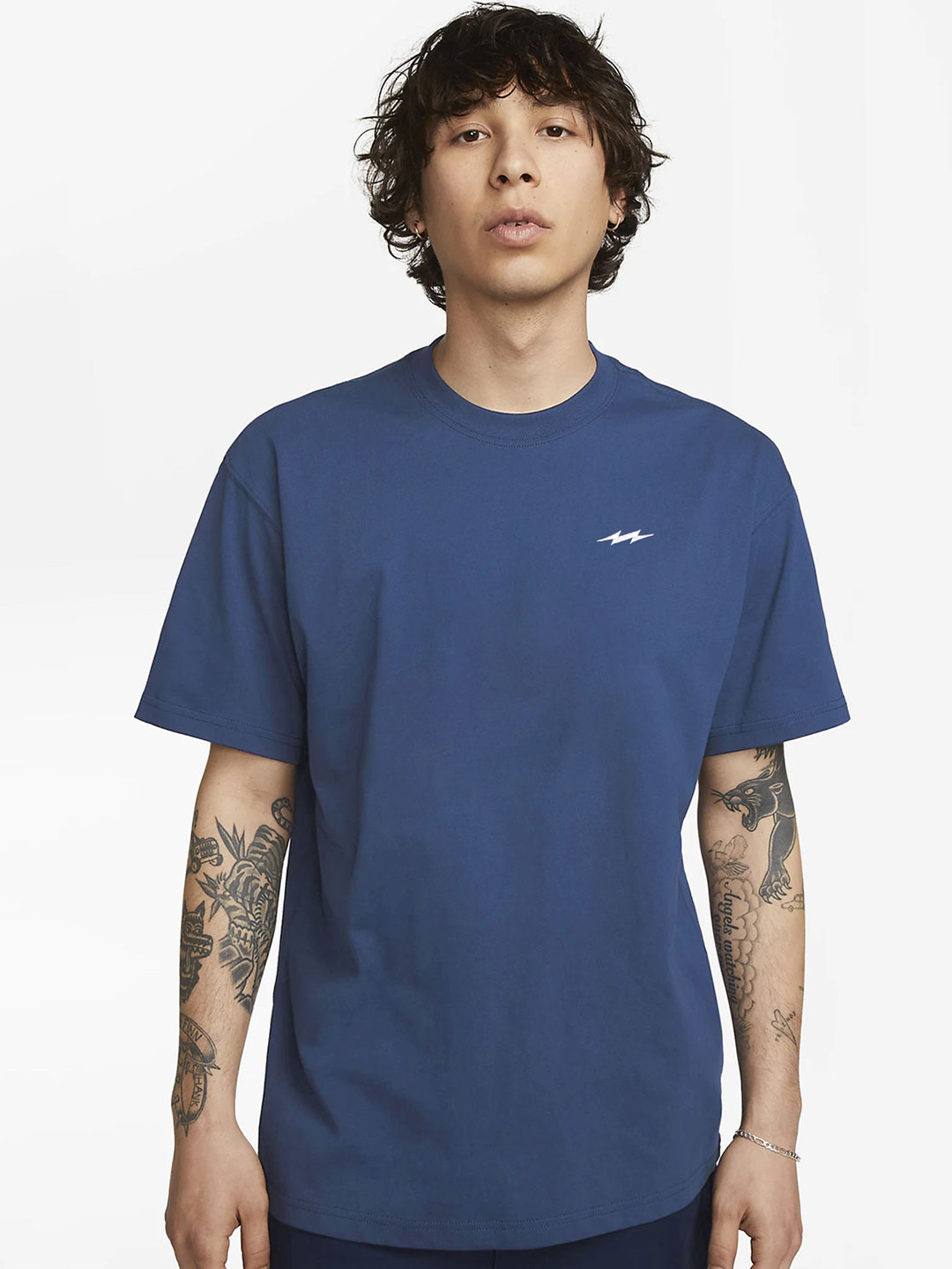 

SUPERVEK Round Neck T-shirt, Blue