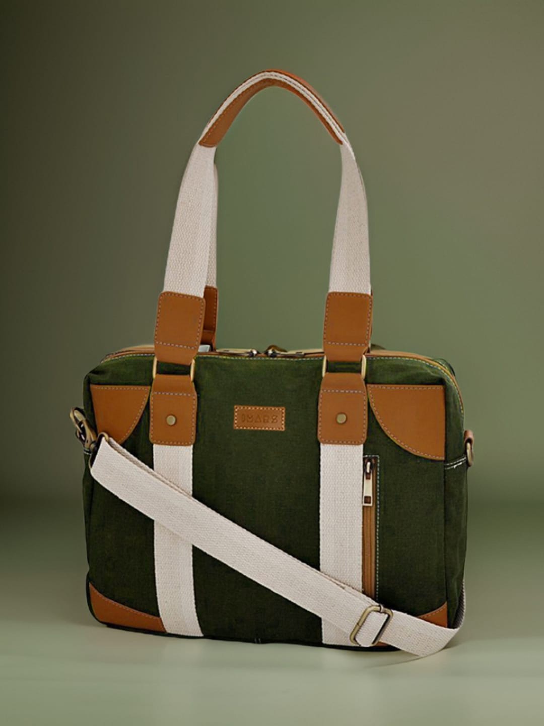 

IMARS Women Canvas Laptop Bag, Olive