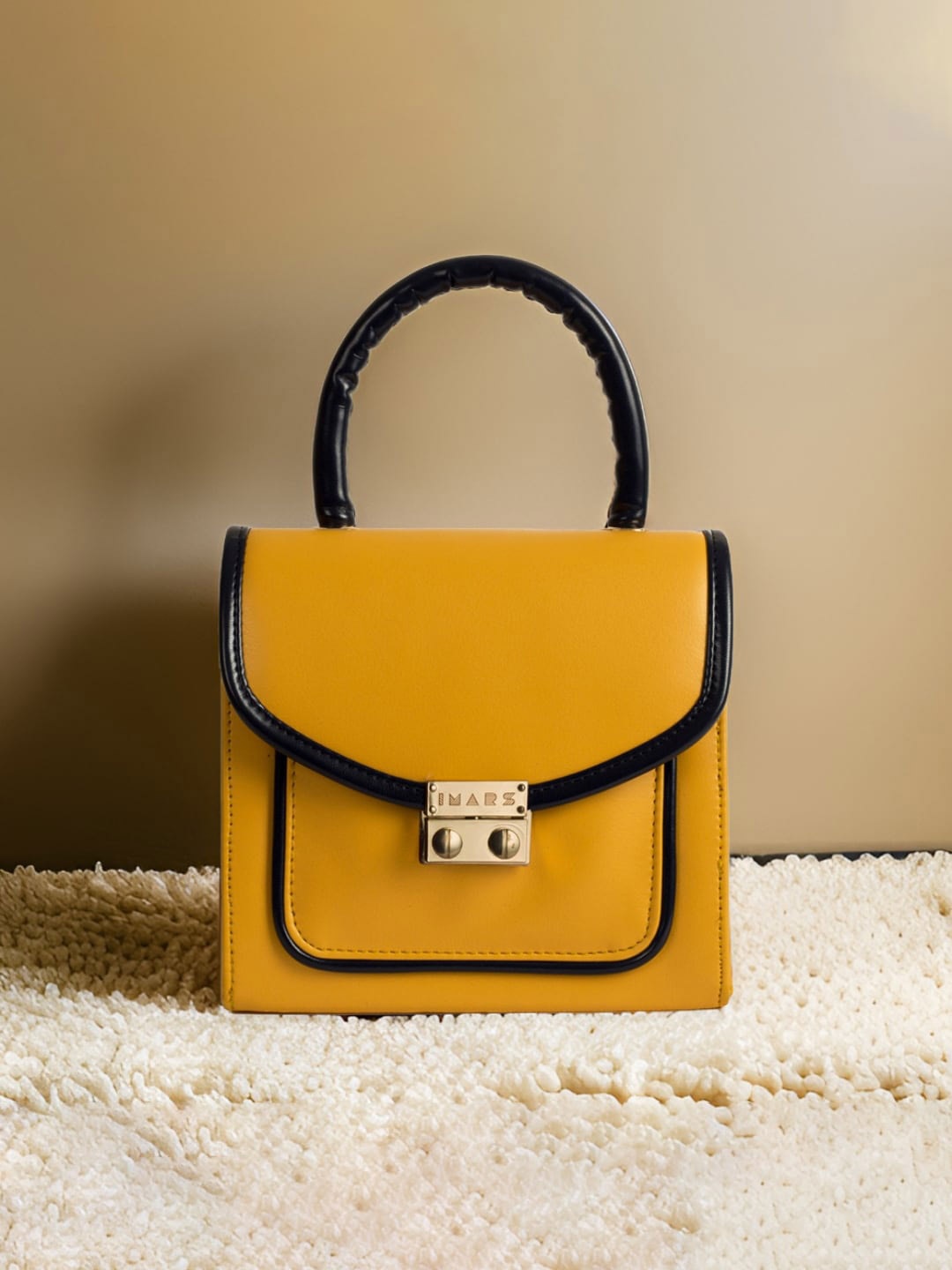 

IMARS Structured Handheld Bag, Yellow