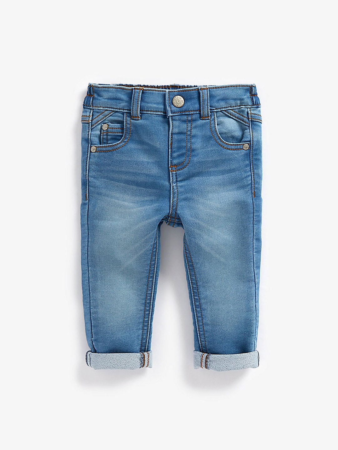 

mothercare Boys Heavy Fade Regular Fit Jeans, Blue