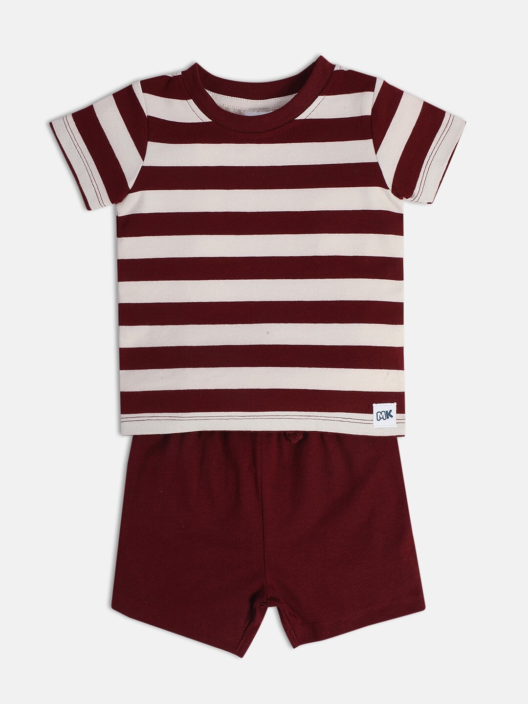 

MINI KLUB Infants Striped T-shirt with Shorts, Red