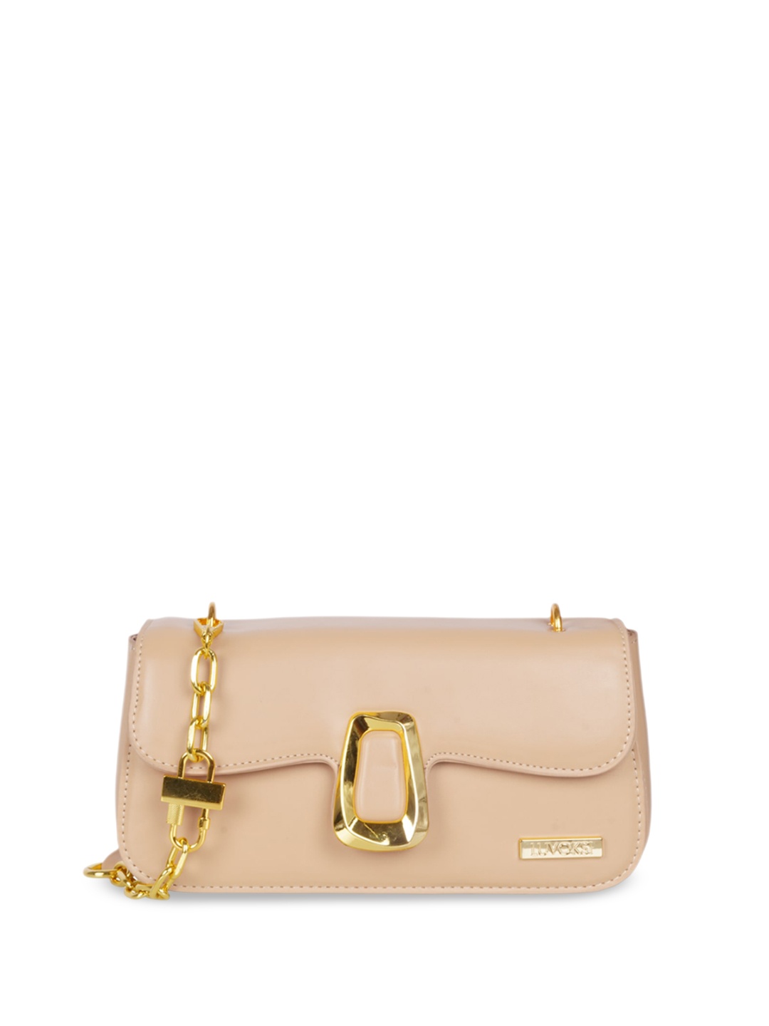 

Luvoksi PU Structured Sling Bag, Peach