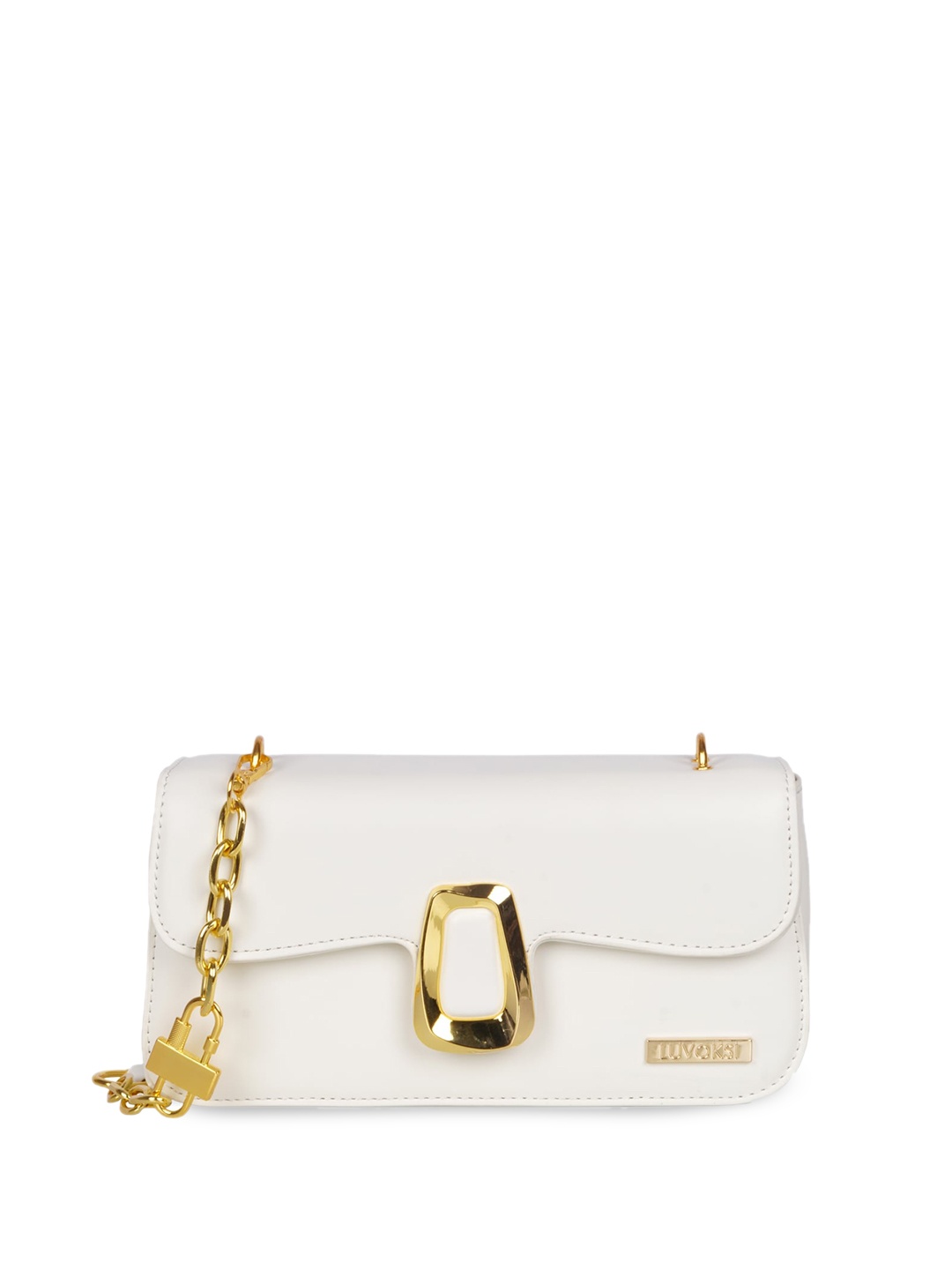 

Luvoksi PU Structured Sling Bag, White